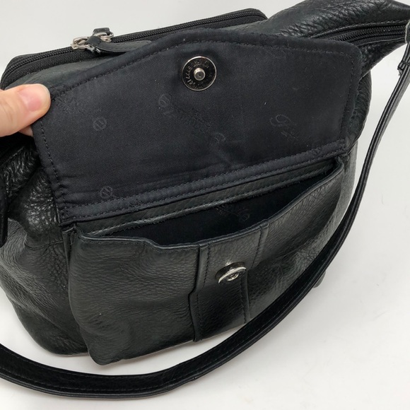 Fossil Black Leather Shoulder Bag - Picture 5 of 8